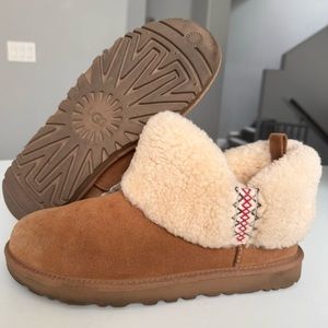 Women's UGG Ultra Mini Braid Shearling Boots